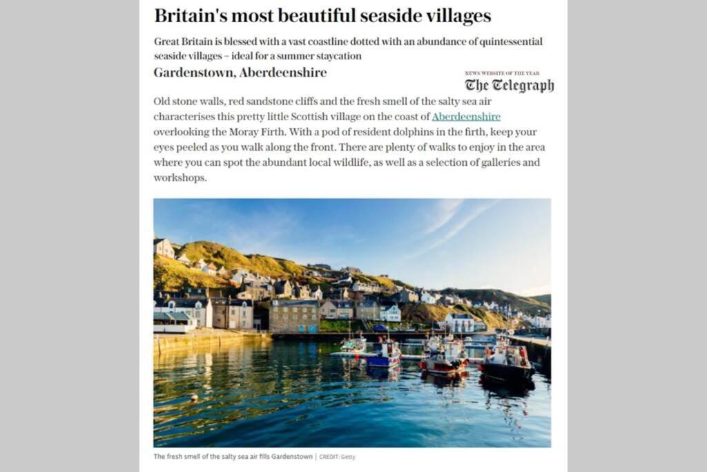 Bellevue Holiday Cottage Gardenstown Екстериор снимка